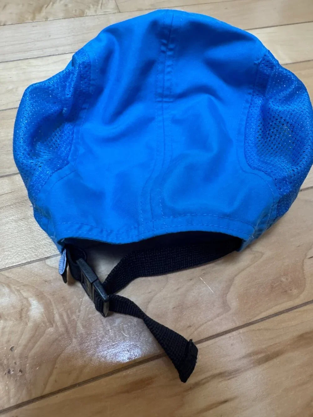 The North Face Blue 5-Panel Mesh Running Hat Adjustable S/P